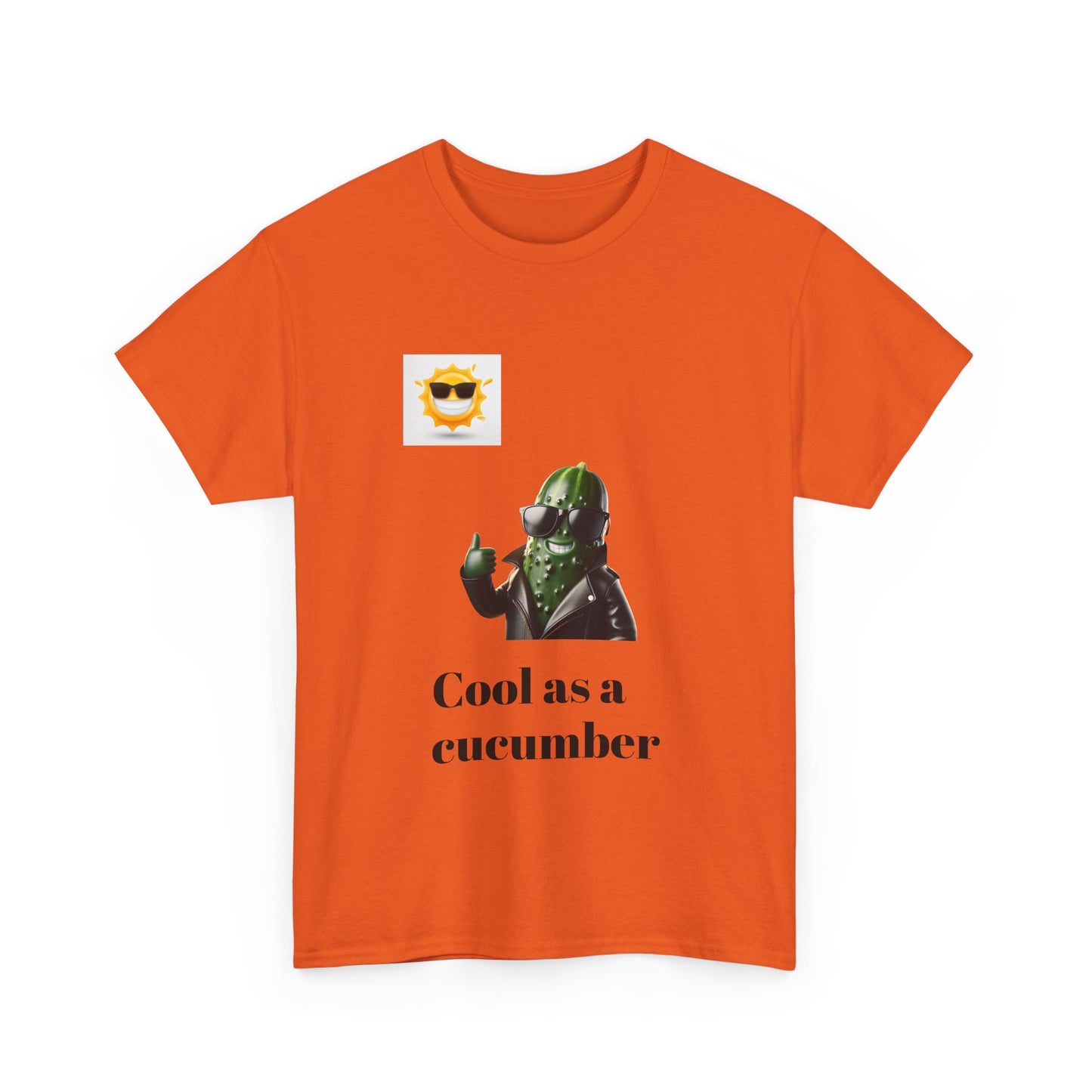 Cool as a Cucumber Unisex Cotton Tee - Fun Casual Wear, Gift Idea, Graphic Shirt, Summer Vibes, Men's & Women's Apparel