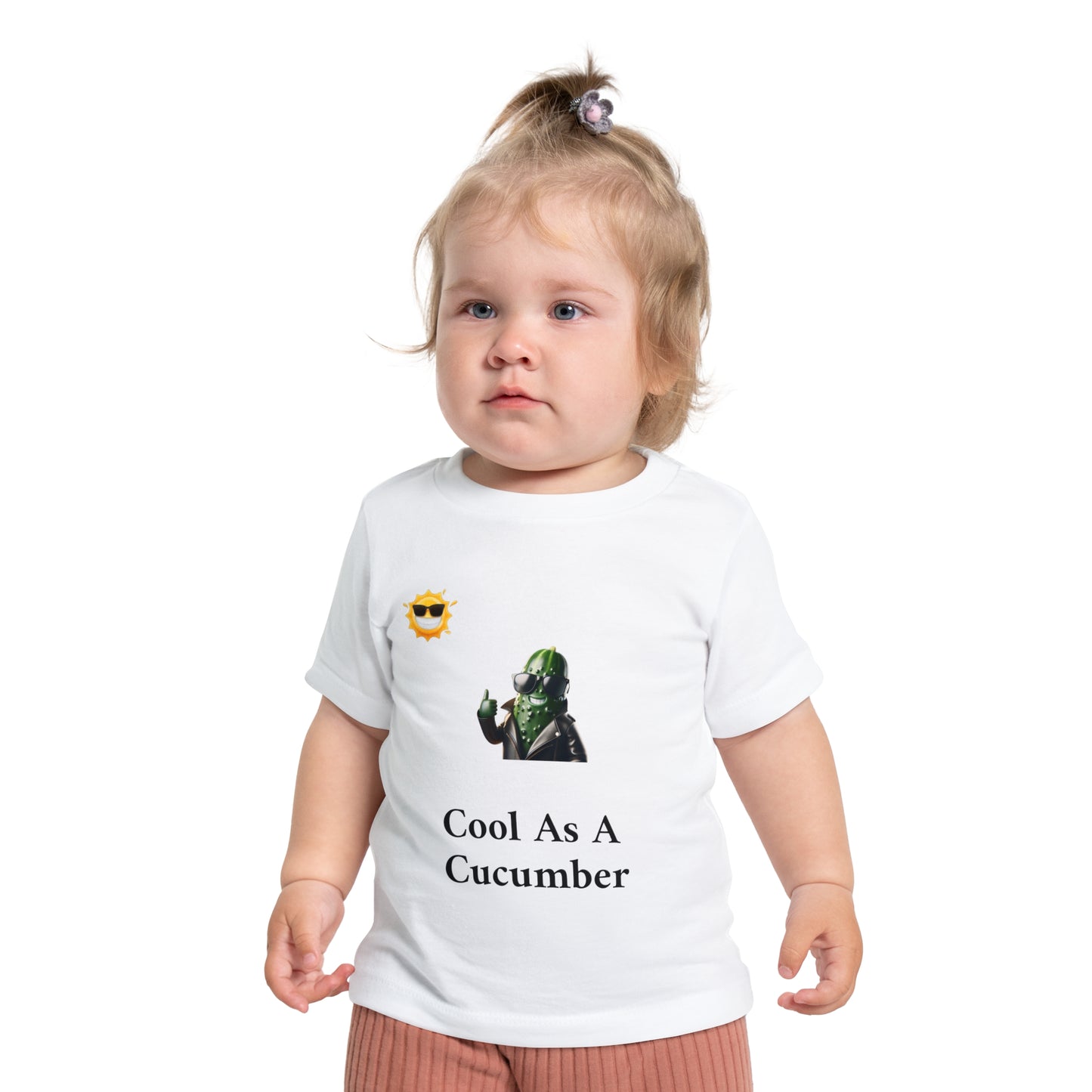 Cool As A Cucumber Baby T-Shirt - Fun Short Sleeve Tee for Kids