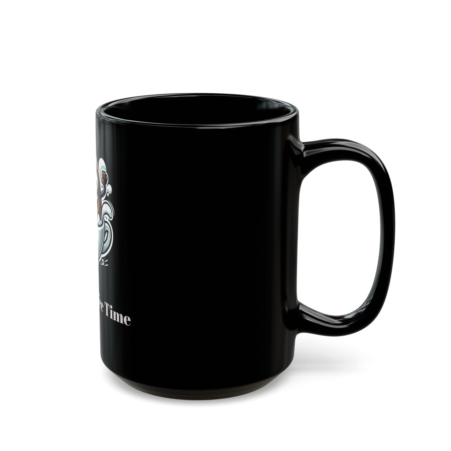 Funny Coffee Mug with Cartoon Coffee Bean Design - Perfect Gift for Coffee Lovers