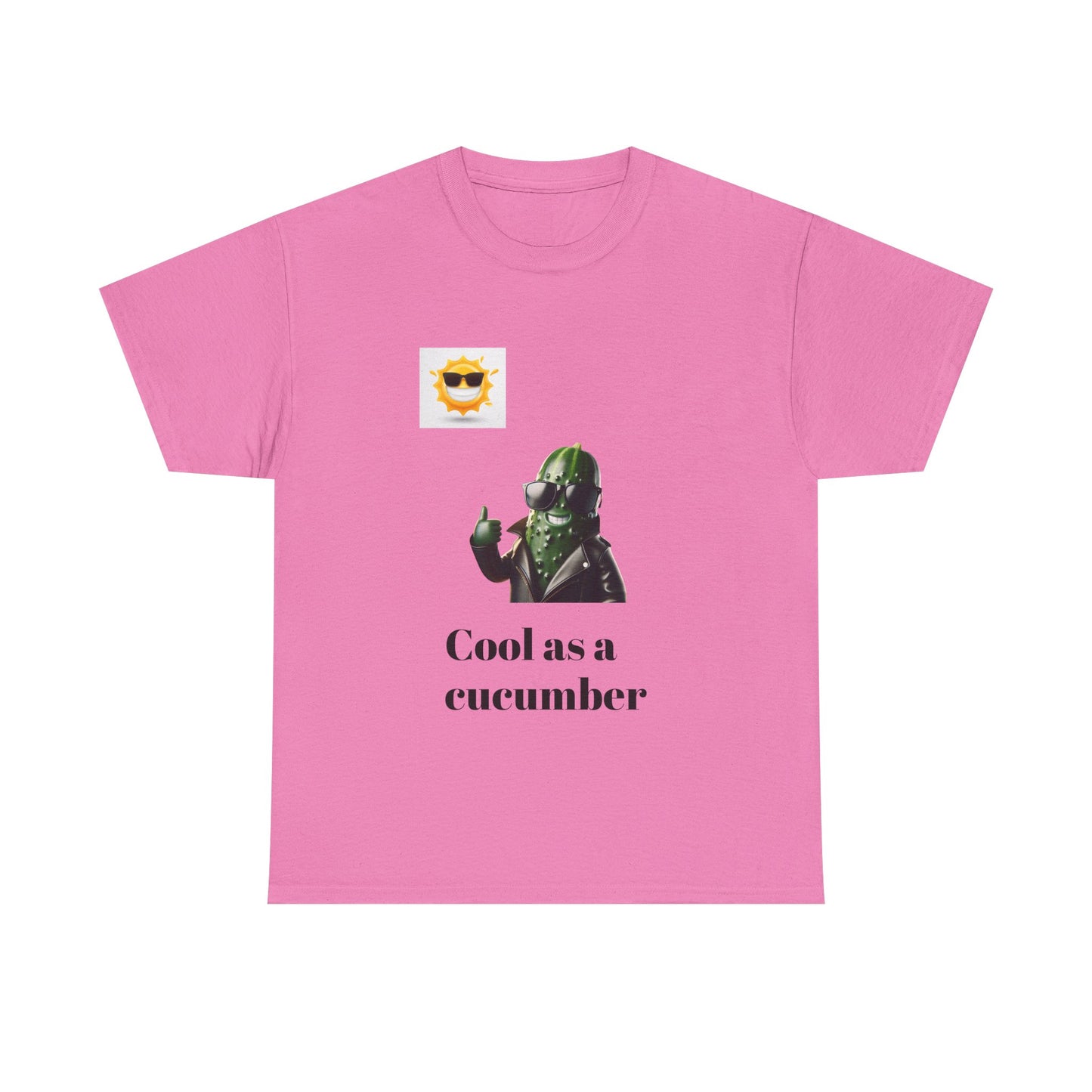 Cool as a Cucumber Unisex Cotton Tee - Fun Casual Wear, Gift Idea, Graphic Shirt, Summer Vibes, Men's & Women's Apparel