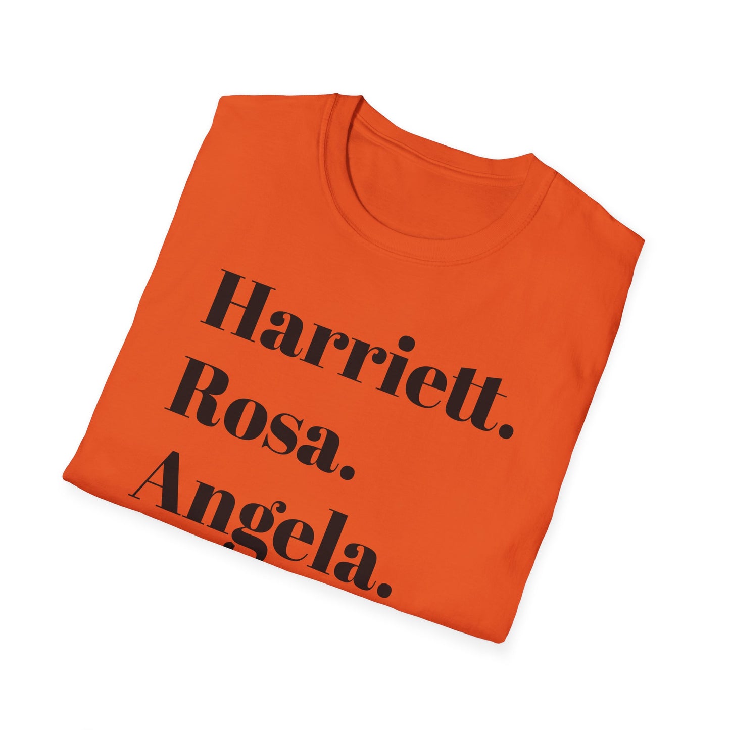 Empowering Unisex Softstyle T-Shirt with Personalized Names - Perfect for Celebrations & Gifts!