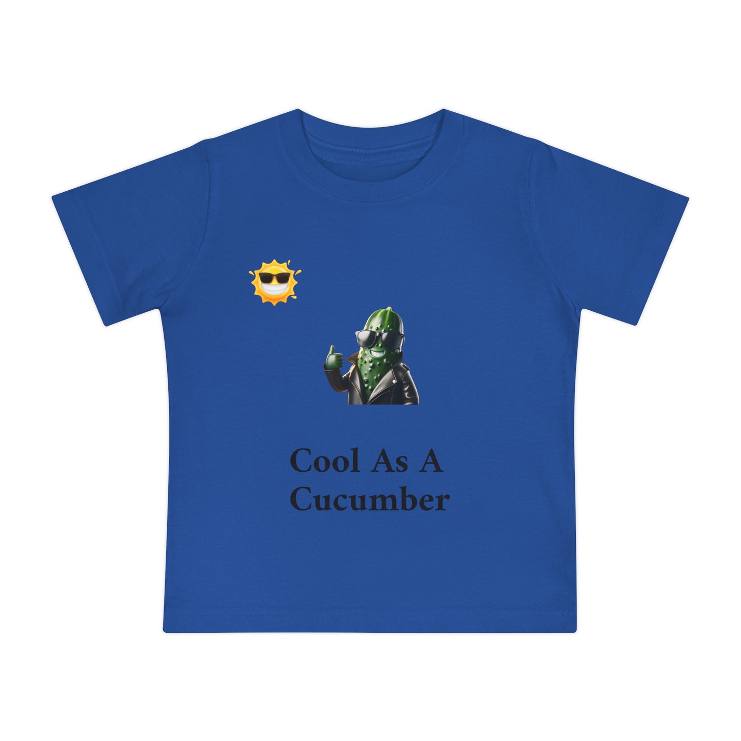 Cool As A Cucumber Baby T-Shirt - Fun Short Sleeve Tee for Kids