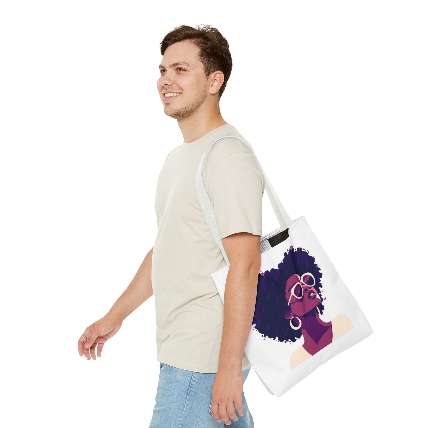 Living My Best Life Tote Bag - Chic & Inspirational Carryall for Everyday Use