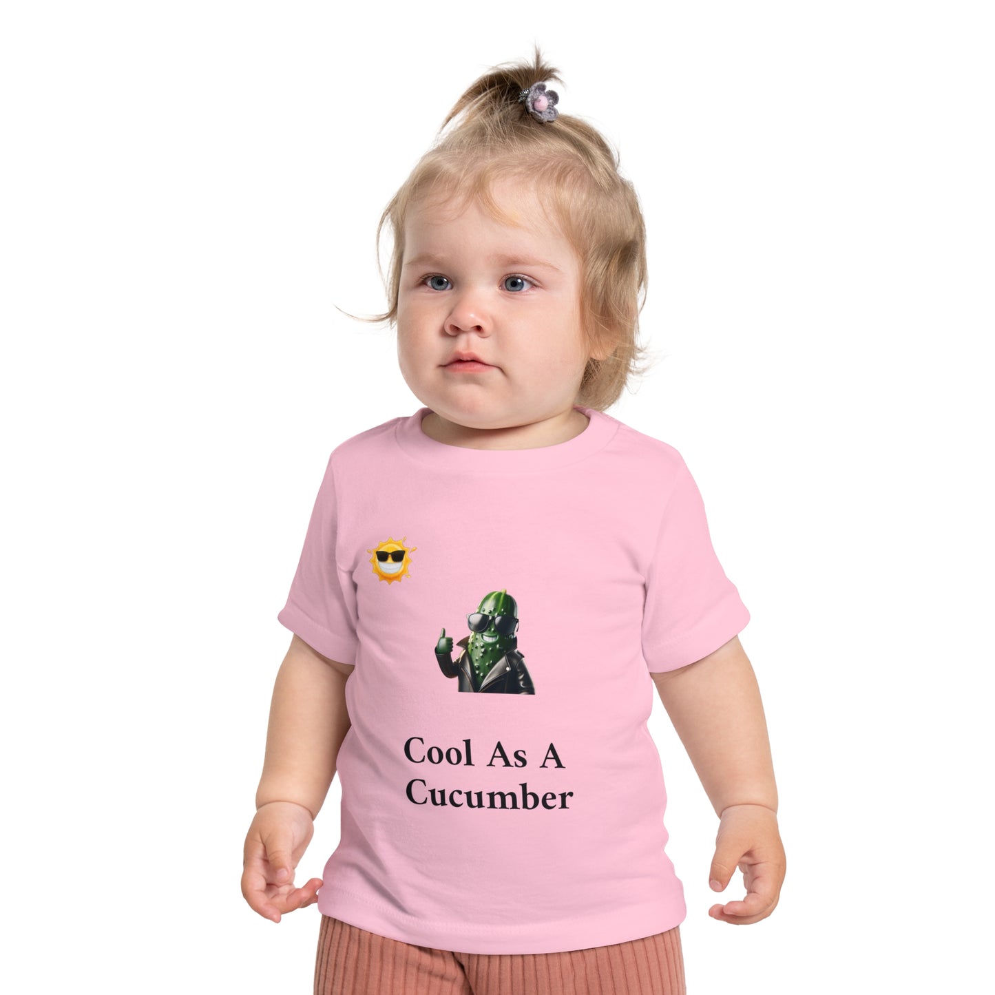 Cool As A Cucumber Baby T-Shirt - Fun Short Sleeve Tee for Kids