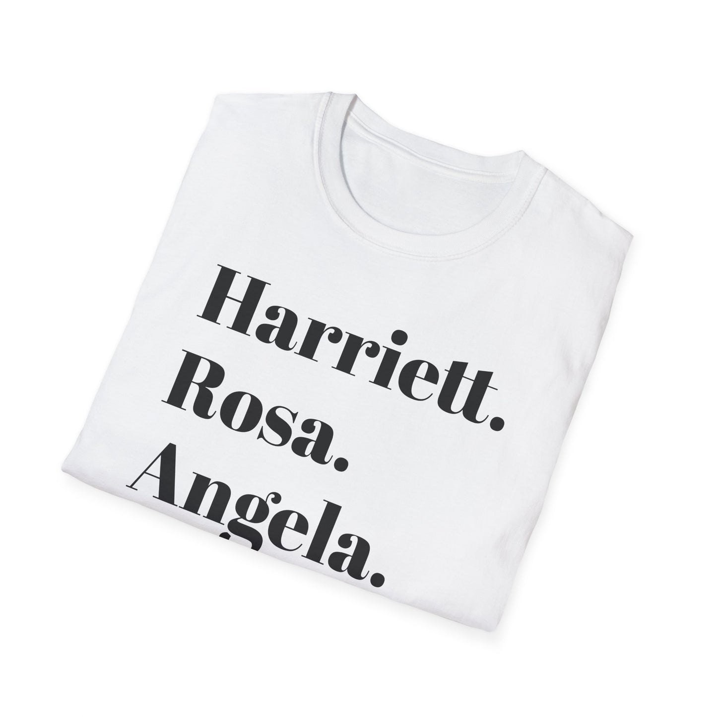 Empowering Unisex Softstyle T-Shirt with Personalized Names - Perfect for Celebrations & Gifts!