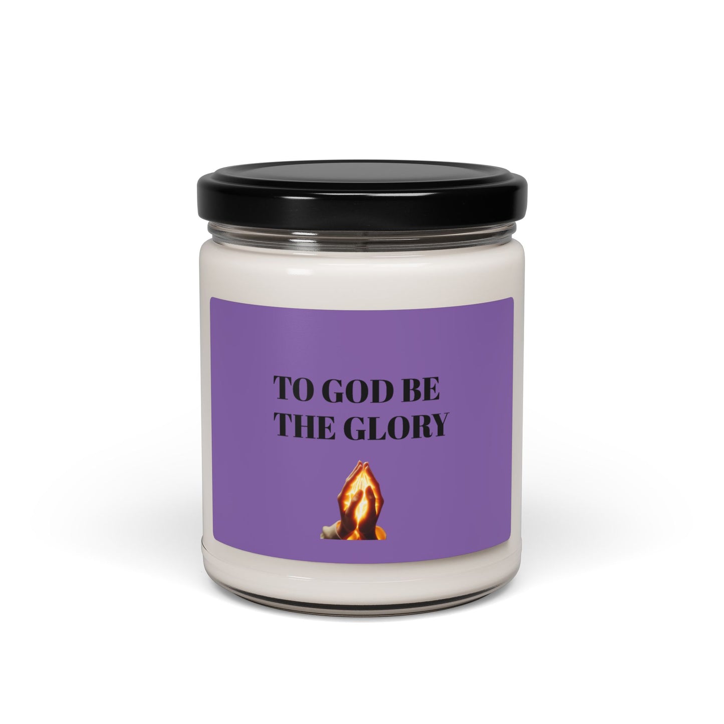 Inspirational Scented Soy Candle, Relaxation Gift for Faith Lovers, Religious Home Decor, Prayer Candle, Faith-Inspired Gift