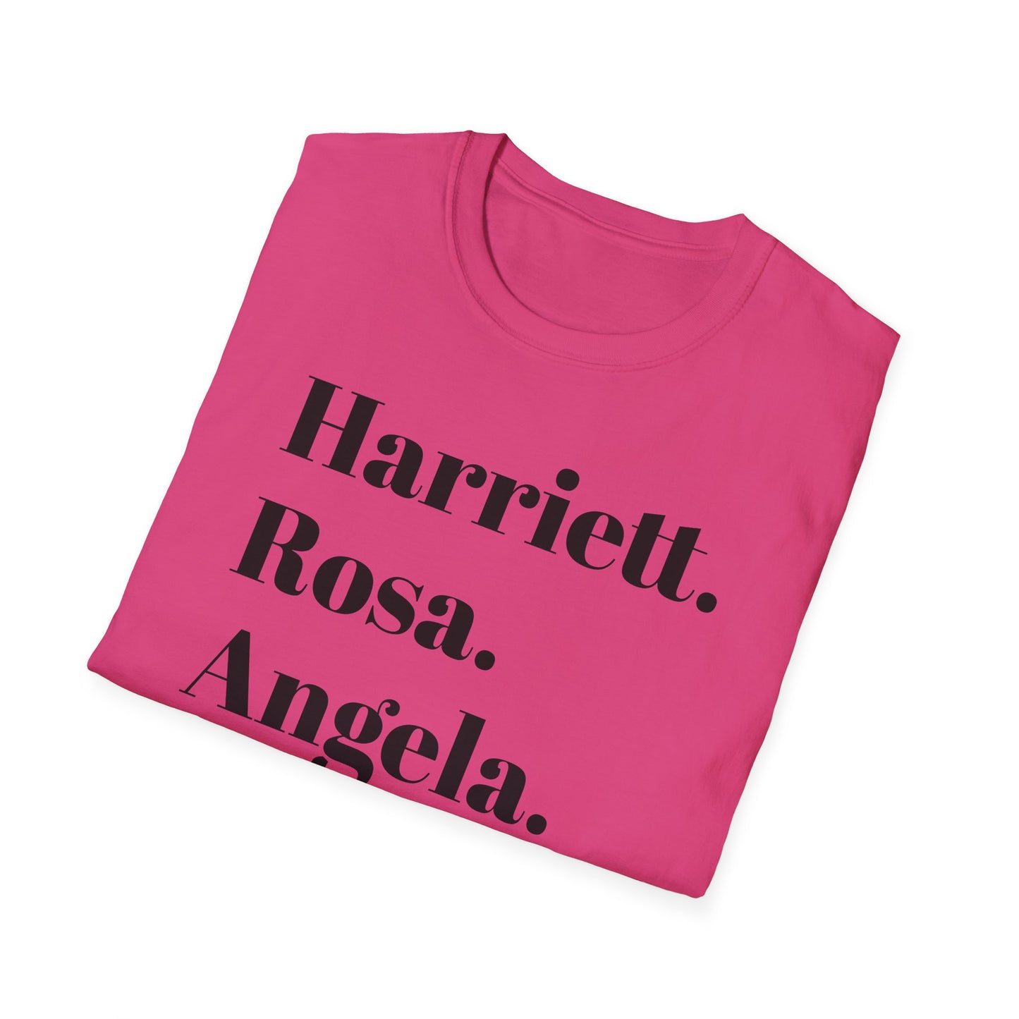 Empowering Unisex Softstyle T-Shirt with Personalized Names - Perfect for Celebrations & Gifts!
