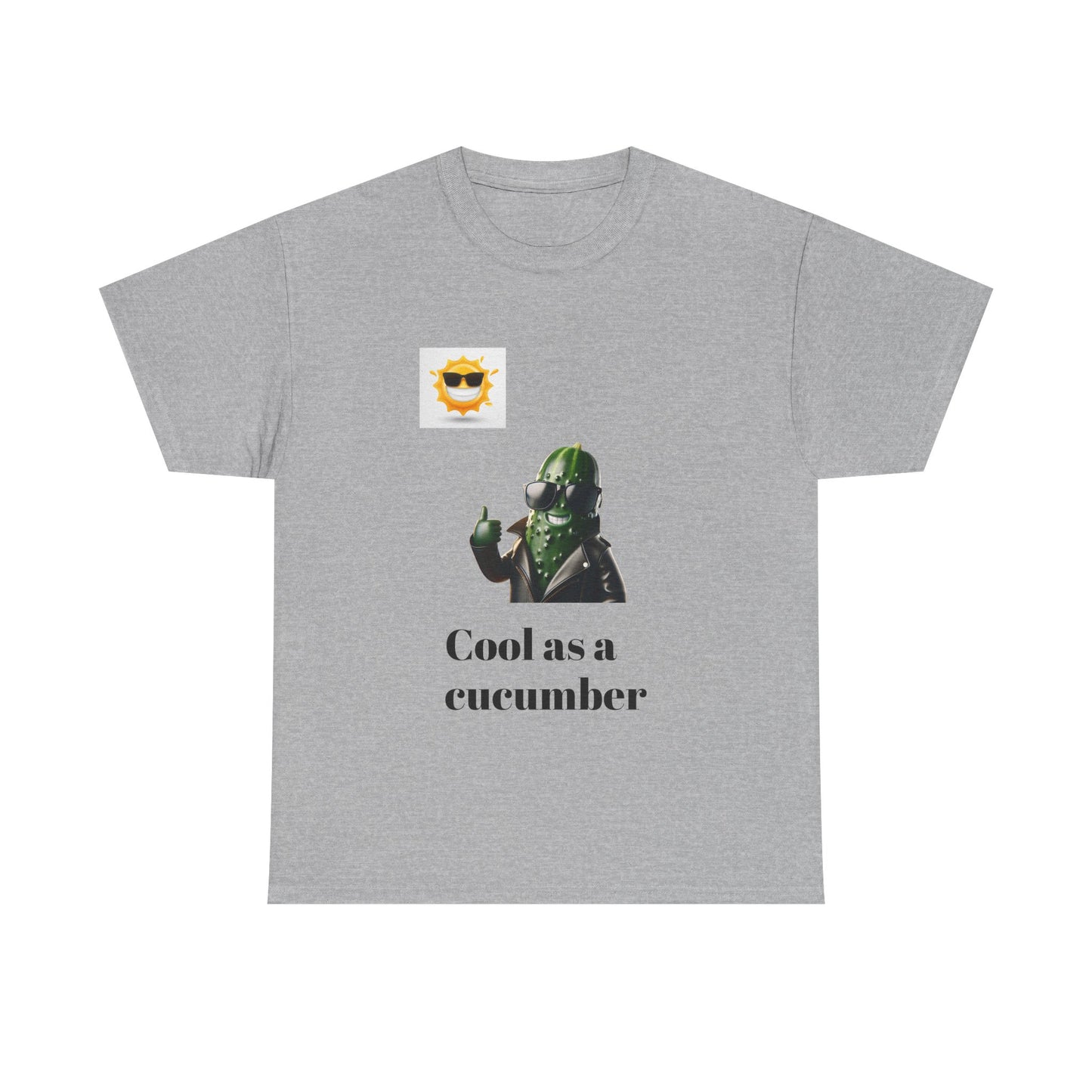 Cool as a Cucumber Unisex Cotton Tee - Fun Casual Wear, Gift Idea, Graphic Shirt, Summer Vibes, Men's & Women's Apparel