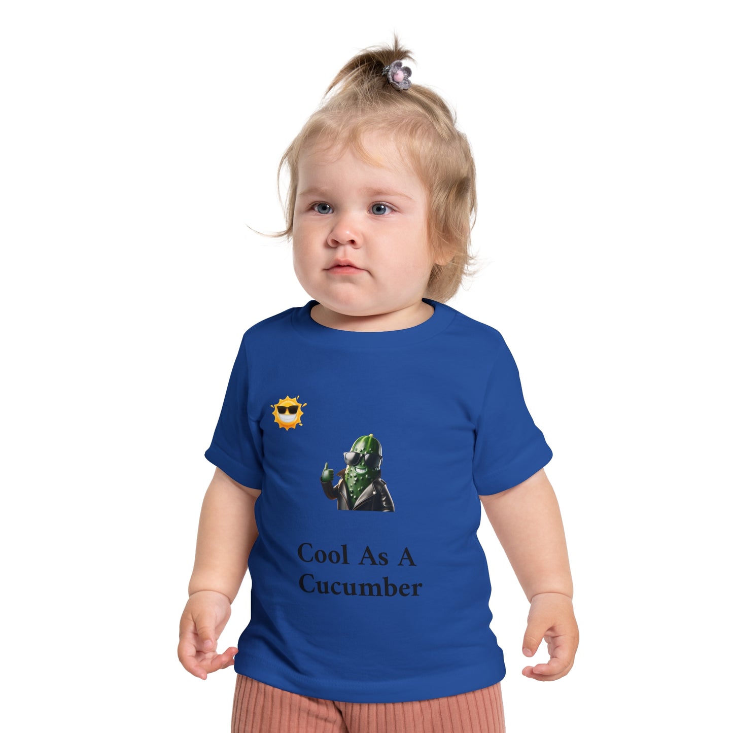 Cool As A Cucumber Baby T-Shirt - Fun Short Sleeve Tee for Kids