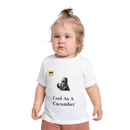 Cool As A Cucumber Baby T-Shirt - Fun Short Sleeve Tee for Kids