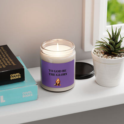 Inspirational Scented Soy Candle, Relaxation Gift for Faith Lovers, Religious Home Decor, Prayer Candle, Faith-Inspired Gift