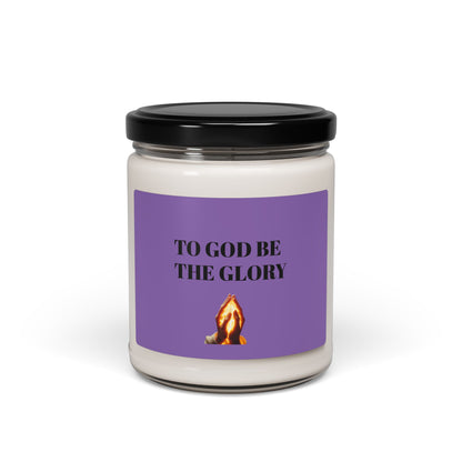 Inspirational Scented Soy Candle, Relaxation Gift for Faith Lovers, Religious Home Decor, Prayer Candle, Faith-Inspired Gift