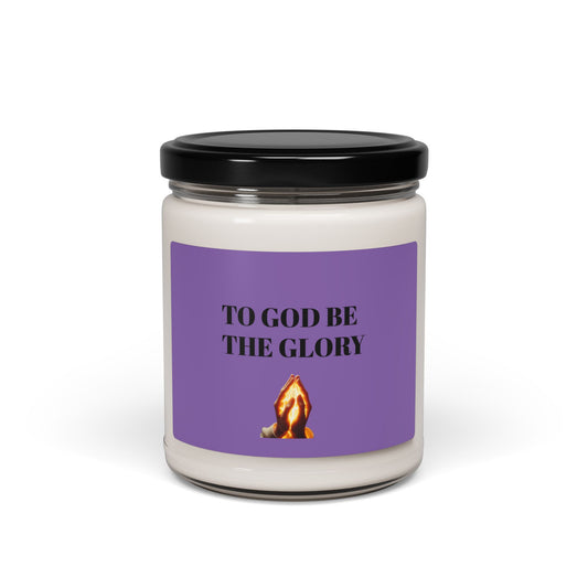 Inspirational Scented Soy Candle, Relaxation Gift for Faith Lovers, Religious Home Decor, Prayer Candle, Faith-Inspired Gift