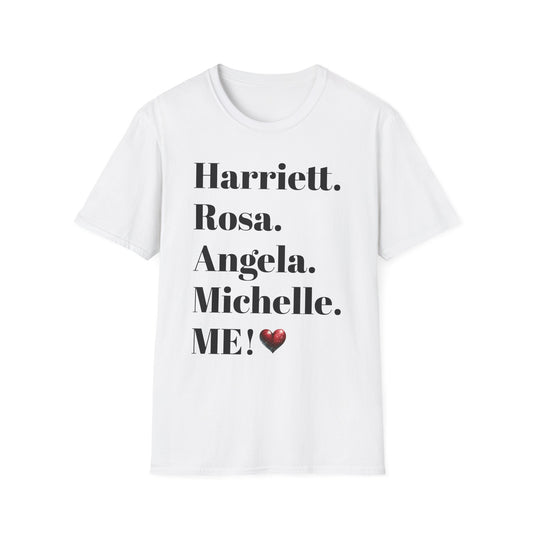 Empowering Unisex Softstyle T-Shirt with Personalized Names - Perfect for Celebrations & Gifts!