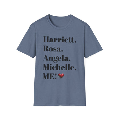 Empowering Unisex Softstyle T-Shirt with Personalized Names - Perfect for Celebrations & Gifts!