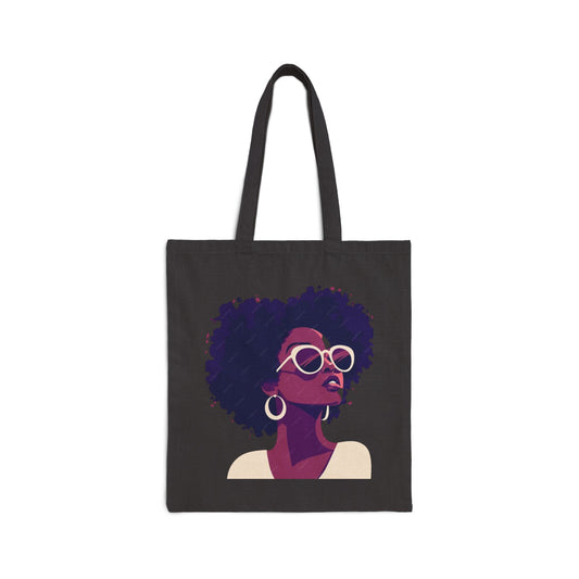 Living My Best Life Cotton Canvas Tote Bag - Stylish and Eco-Friendly for Everyday Use